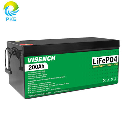 Visench Direct factory  Lithium 12V 24V 100Ah 120Ah 200Ah Deep 6000 Cycles with BMS for solar inverter energy storage system