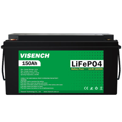 نظام فايسنش للطاقة الشمسية Lifepo4 بطارية حزمة البطارية ليثيوم أيون Lifepo4 12V 150AH بطاريات ليثيوم أيون