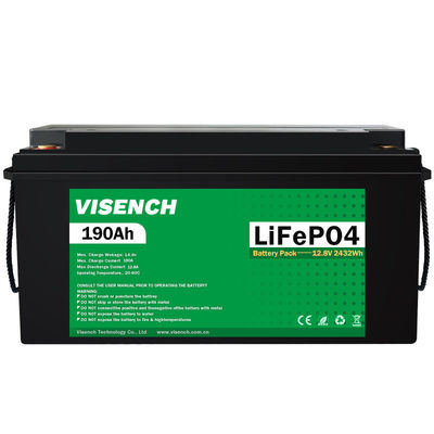 نظام فايسنش للطاقة الشمسية Lifepo4 بطارية حزمة البطارية ليثيوم أيون Lifepo4 12V 190AH بطاريات ليثيوم أيون