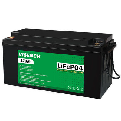 نظام فايسنش للطاقة الشمسية Lifepo4 بطارية حزمة البطارية ليثيوم أيون Lifepo4 12V 170AH بطاريات ليثيوم أيون