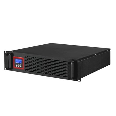 تحويل مزدوج 10kva 9kw الدائرة القصيرة محمي التيار الزائد على الانترنت رف صعود مع شاشة عرض LCD