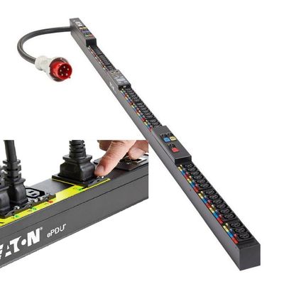 EATON EFLXB01H FLEXPDU BASIC 1U C14 10A 1P 12XC13 ذكي 16A PDU لمراكز البيانات