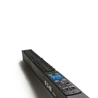 مركز البيانات المراقب 16A PDU 12 Way EATON EFLXL02H FLEXPDU METER المحلي 1U C20 1P 12XC13