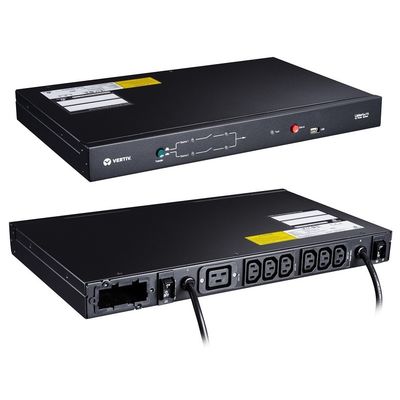16A IP11 VERTIV Liebert ATS UF-LTS16-1P مفتاح التبديل الثابت مع بطاقة الشبكة القياسية