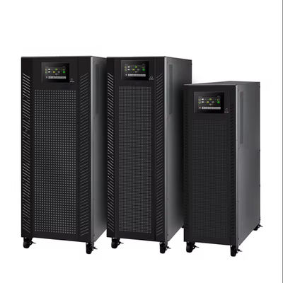 10KVA 20KVA 30KVA 40KVA PF 0.99 برج ثلاثي المراحل عبر الإنترنت صافي موجة الجانب السيني مصدر الطاقة UPS