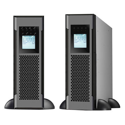 6000VA/6000W 3U 6KVA 6KW موجة الصين النقية 360v / 380v / 400v / 415v UPS عبر الإنترنت للشبكة