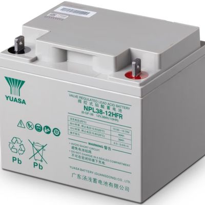 12V 24AH 38AH 65AH Gel Deep Cycle بطارية حمض الرصاص المغلقة مصادر الطاقة الشمسية غير المتقطعة للطاقة الكهربائية 125.8Wh