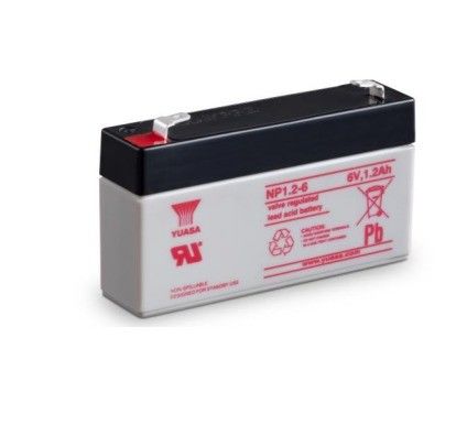 بطارية تخزين طاقة قابلة لإعادة الشحن 6v 1.2ah بطارية حمض الرصاص مناسبة لأجهزة الطبية مولدات الأكسجين