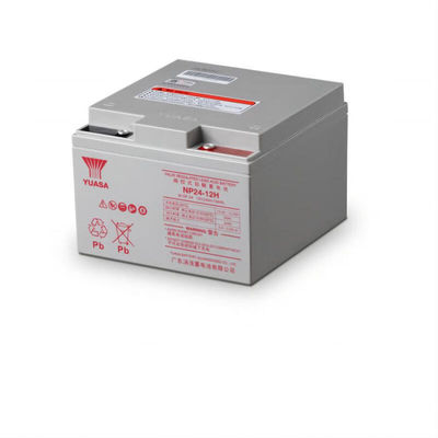 YUASA Np24-12 12V 24Ah أفضل بطارية تخزين الطاقة UPS حمض الرصاص للنظام الشمسي والطاقة الكهربائية