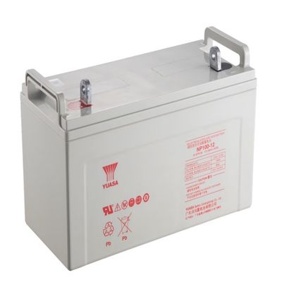 YUASA NP100-12 12V 100Ah بطارية AGM UPS قابلة لإعادة الشحن بطارية VRLA للنظام الشمسي / الطاقة الكهربائية