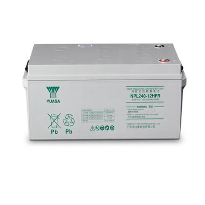 YUASA NPL240-12 12V 240Ah بطارية رصاصة حمضية قابلة لإعادة الشحن للطاقة الكهربائية UPS