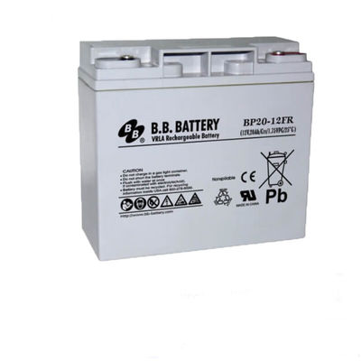 بطارية بي بي سلسلة BP BP20-12FR 12V 20ah VRLA بطارية رصاص حمض قابلة لإعادة الشحن لـ UPS