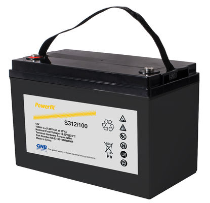 بطارية GNB الأمريكية بطارية تخزين الطاقة الصناعية S312-100 12V 100AH مع 1000Wh الطاقة الكهربائية