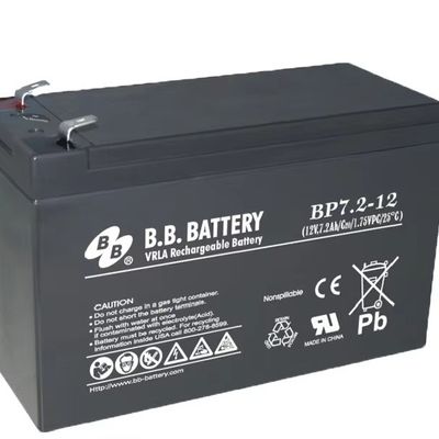 بطارية 12 فولت 7.2Ah بطارية حمض الرصاص المغلقة بطارية بي بي بطارية BP7.2-12 VDC