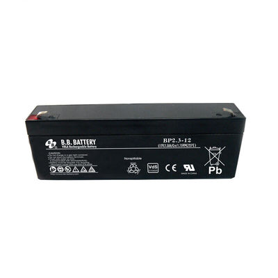 BP2.3-12 12V 2.3Ah Seal Lead Acid السرعة المنخفضة السيارة الكهربائية بدء بطارية VRLA