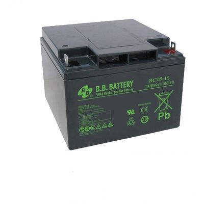 بطارية BB BC28-12 12V 28Ah أفضل تخزين الطاقة الصيانة مجانية بطارية VRLA قابلة لإعادة الشحن 28Ah للطاقة الكهربائية