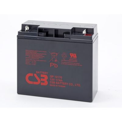 بطارية CSB GP12170 12V 17Ah تخزين الطاقة الصيانة مجانية قابلة لإعادة الشحن VRLA 12V 17Ah بطارية CSB