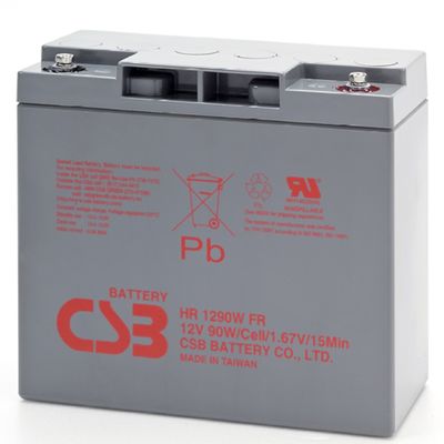 بطارية HR1290W CSB 12V 90W قابلة لإعادة الشحن بطارية حمض الرصاص الخالية من الصيانة 12V 23Ah