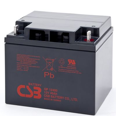 بطارية CSB GPL12440 12V 40Ah قابلة لإعادة الشحن بطارية الحمض الرصاصي طويلة العمر الخالية من الصيانة لـ UPS