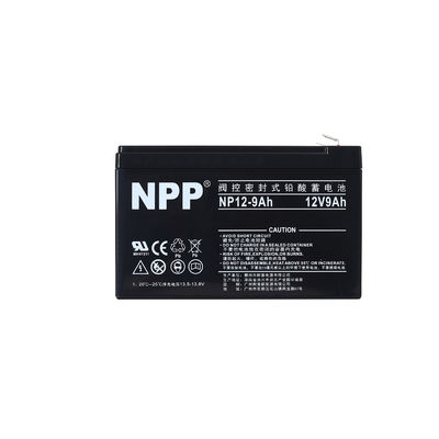 NPP NP12-9Ah أفضل تخزين الطاقة الصيانة مجانا مغلقة حمض الرصاص البديل بطارية جيل لنظام الأمن الإنذار المنزل