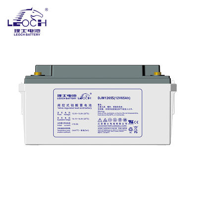 بطارية 12V 65AH UPS قابلة لإعادة الشحن دورة عميقة GEL بطارية صغيرة السعة لتخزين الطاقة مواد الرصاص نوع مختوم