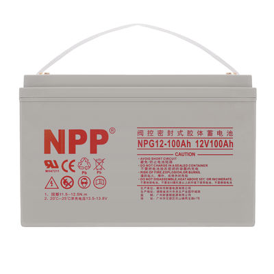 محطة الطاقة الوطنية NPG12-100 UPS طاقة تخزين الطاقة بطاريات الجيل الشمسي بطاريات الحمض الرصاصي 12V 100Ah بطاريات الجيل