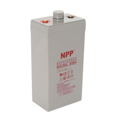 محطة توليد الطاقة الوطنية NPG2-200 بطارية حمض الرصاص عالية الأداء بطارية جيل 2V 200Ah للطاقة الموثوقة