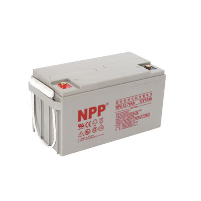 محطة توليد الطاقة الكهربائية عالية الجودة NPG12V 70AH نظام الطاقة الشمسية بيت يوب GEL بطارية للضوء الشارع الشمسية بطارية