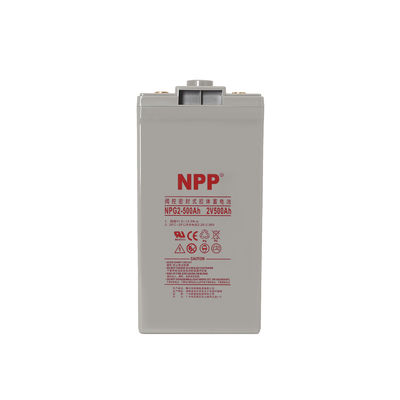 بطارية NPP Gel دورة عميقة AGM بطاريات حمض الرصاص المغلقة NPG2-500 2V 500Ah تخزين الطاقة الشمسية بطارية GEL